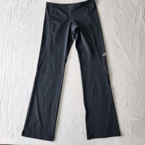 Adidas Flare Pants‎ Womens Medium Black Yoga Climacool Soft Lux Stretch Sports